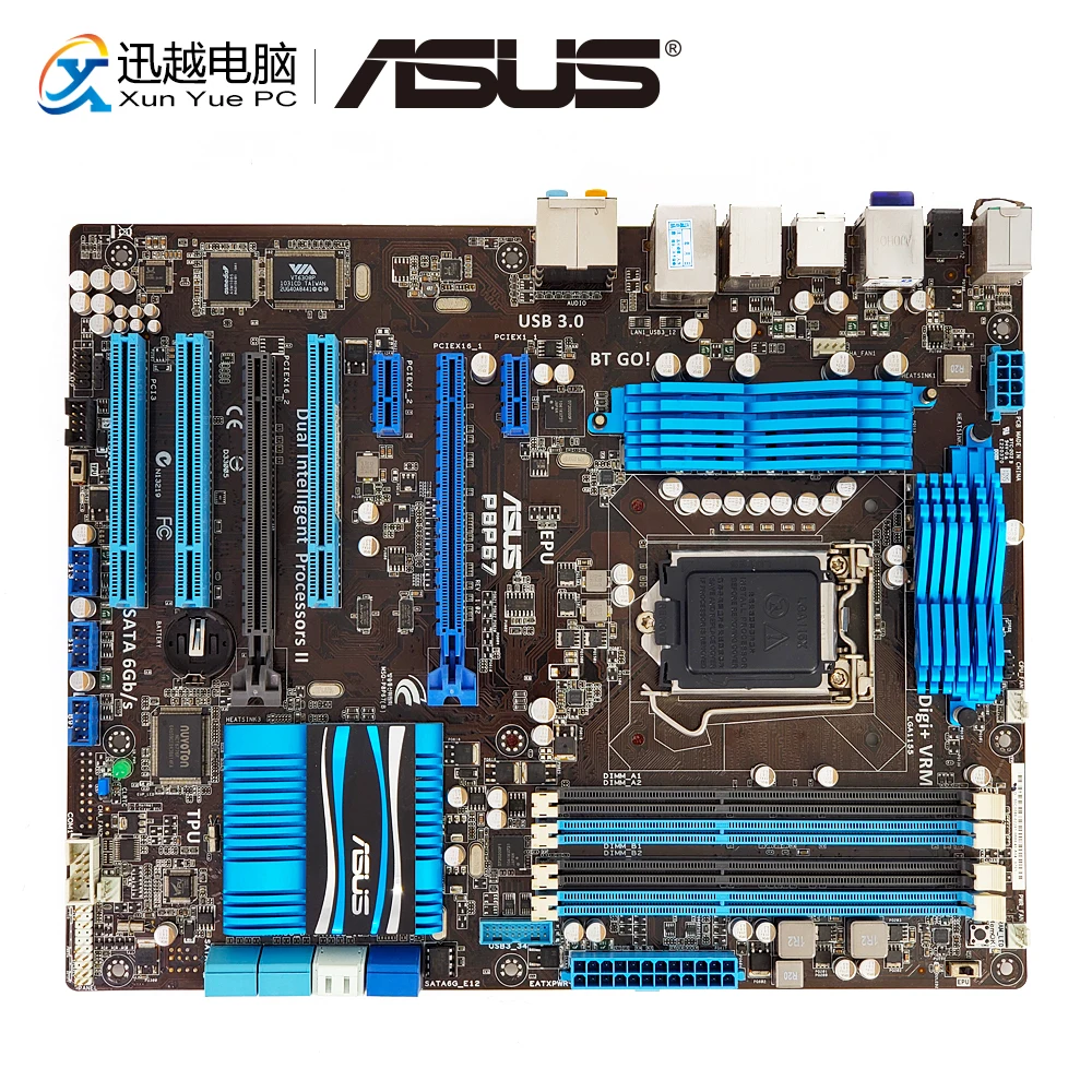 

Asus P8P67 Desktop Motherboard P67 Socket LGA 1155 i3 i5 i7 DDR3 32G SATA3 USB3.0 ATX