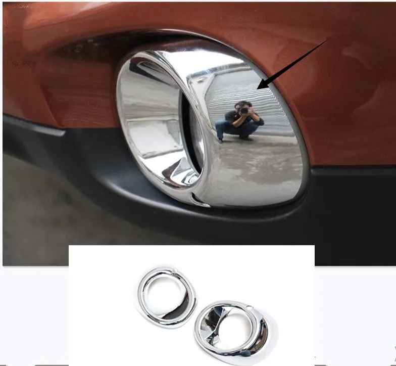 

Chrome Front Head Fog Light Foglight Lamp Cover Trim Frame Molding Garnish Bumper Decoration For Mitsubishi Outlander 2013- 2015