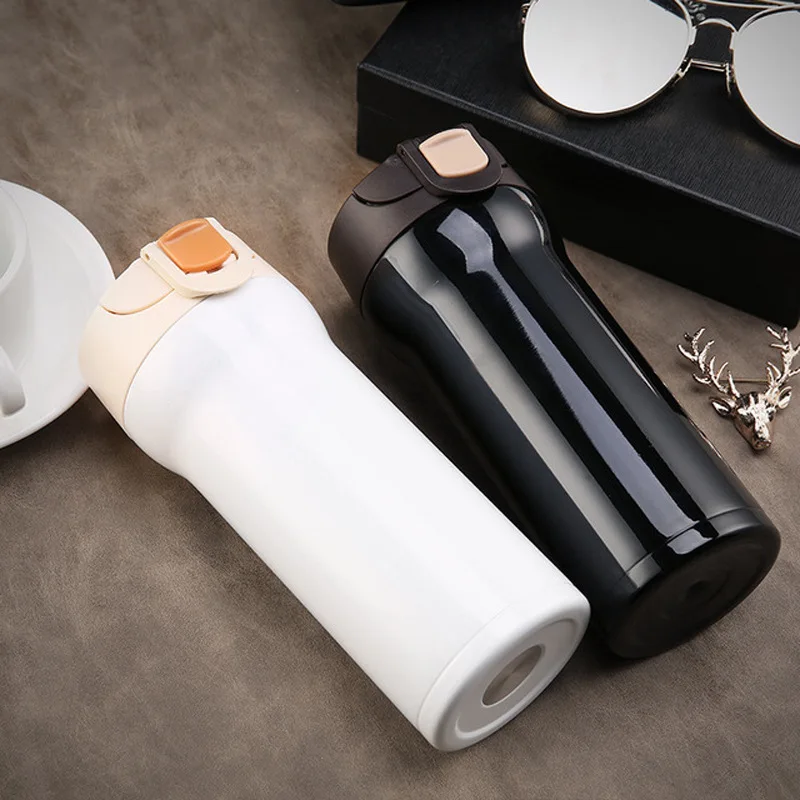 350ml High Quality Stainless Steel Thermos Mugs Car Vacuum Flasks Anti-Dust Coffee Tea Milk Cups Thermocup Thermomug