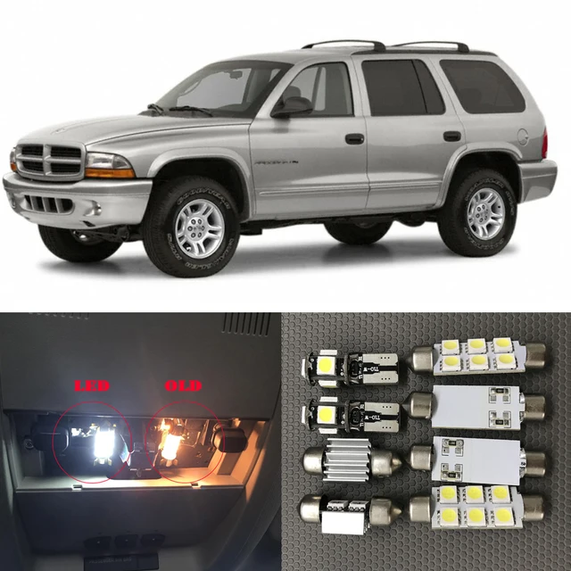 9pcs No Error Car Led Light Bulbs Interior Package Kit For 1998 1999 9pcs No Error Car Led Light Bulbs Interior Package Kit For 1998 1999 2000 2003 Dodge Durango Canbus Map Dome License Plate Lamp