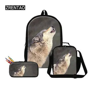 wolf school rucksack set