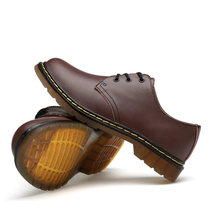 Большие размеры; бренд 1461 года; дышащие мужские туфли-оксфорды; модельные туфли; мужская обувь на плоской подошве; модная повседневная обувь из натуральной кожи; Рабочая обувь