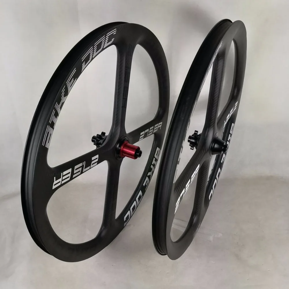 Clearance BIKEDOC 650B Carbon MTB Wheelset Chinese Sticker MTB 4 Spoke Wheel 3 Clearance BIKEDOC 650B Carbon MTB Wheelset Chinese Sticker MTB 4 Spoke Wheel 3