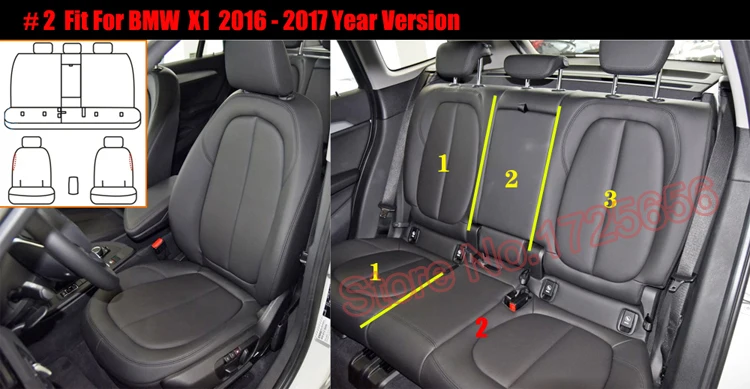 Autodecorun أغطية مقاعد السيارة المصنوعة من الجلد والبولي فينيل كلوريد وإكسسوارات مقاعد Bmw X1 Series Cover Seat Car Seat Carleather Seat Aliexpress