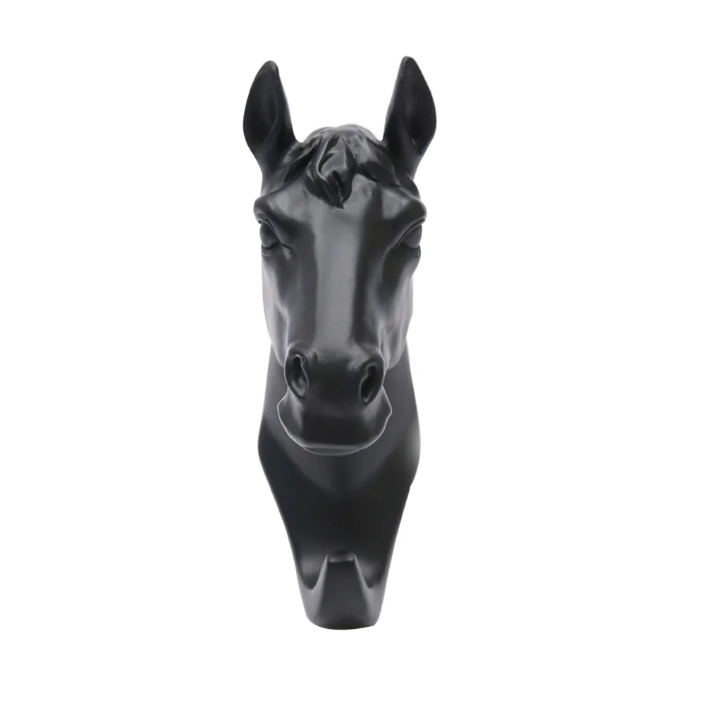 

Horse Head Storage Hook Key Cap Clothes Claw 3D Mural Decorative Hooks Ornament Hanger Christmas Decorations Sticky Holder