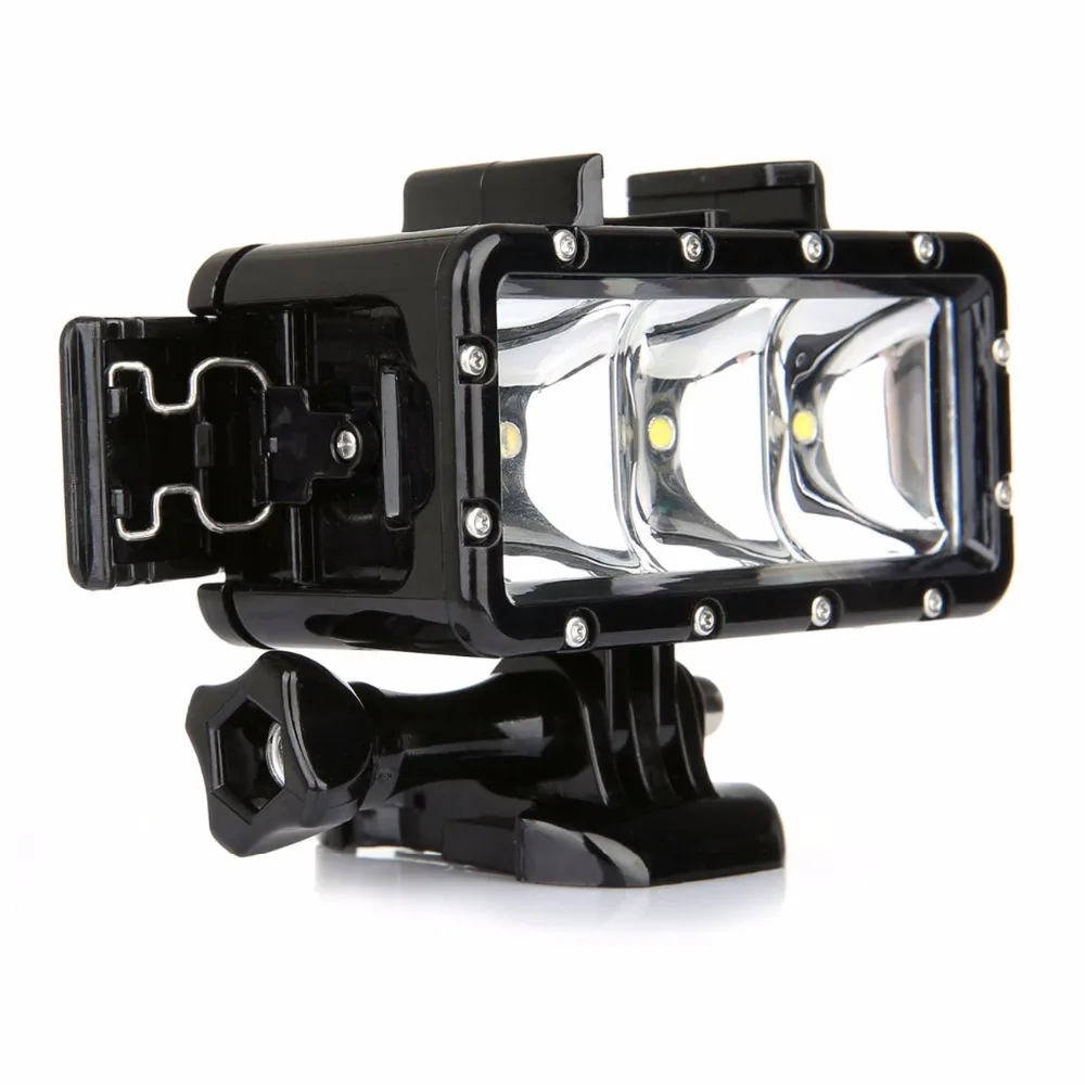 SHOOT Underwater LED Diving Light for GoPro Hero6 5 4 SJCAM Eken H9