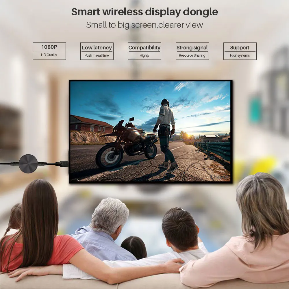Android tv Stick поддерживает YouTube Netflix Anycast Miracast Airplay DLNA 1080 P HDMI WiFi адаптер|SmartTV-стики и