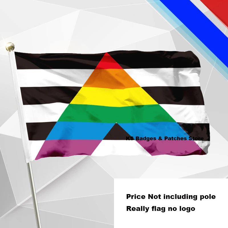 Флаг «Staight Allies» #4 144x96 (3x5FT) #1 288x192 #2 240x160 #3 192x128 #5 96x64 #6 60x40 #7 30x20