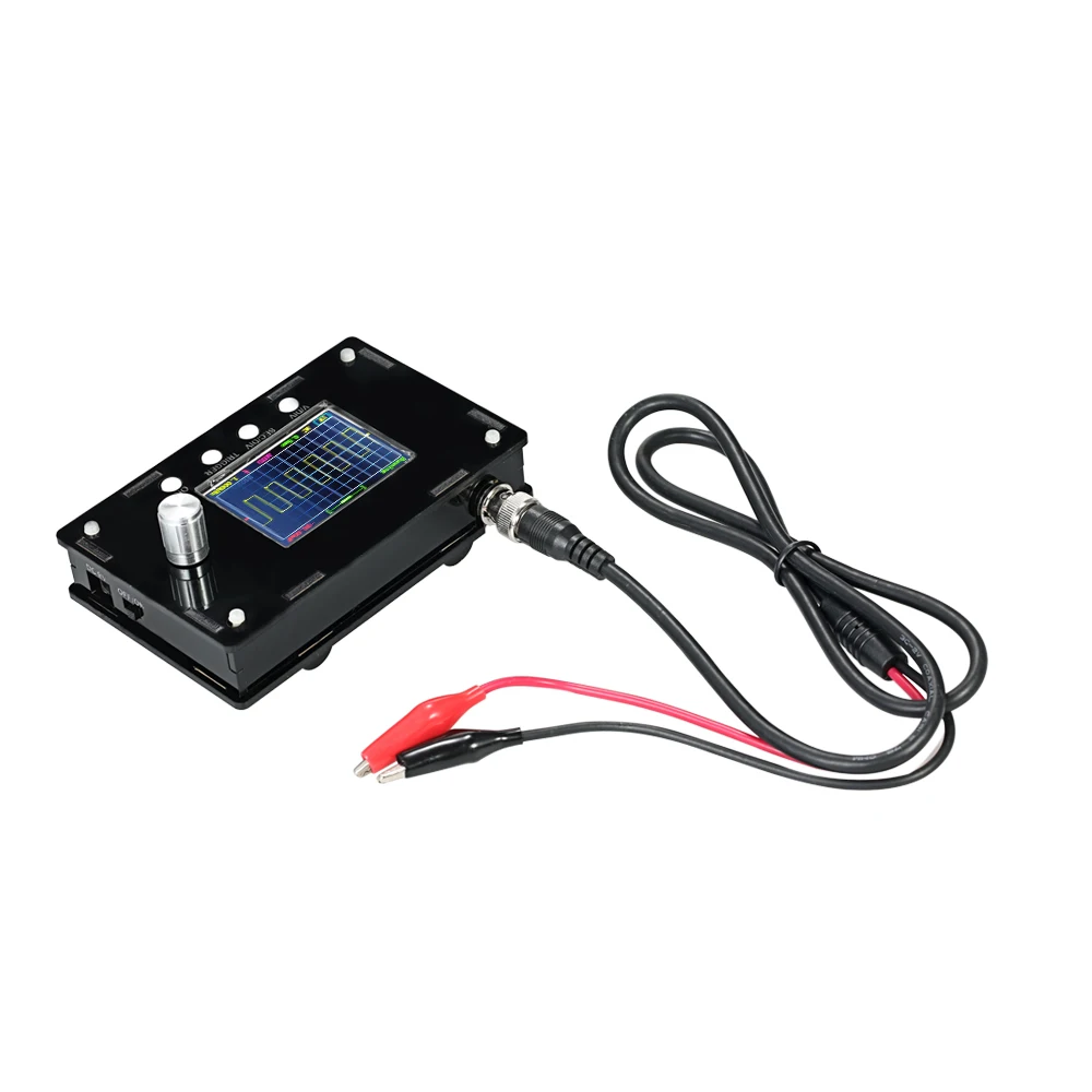 

B DSO328 2.4" TFT Handheld Pocket-size Digital Mini Oscilloscope Bandwidth 1Msps 0-200KHz STM32 Chip with Probe