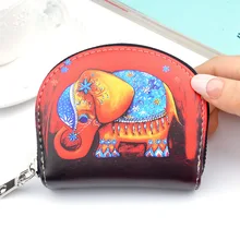 Женские кошельки, небольшие кошельки для монет, Милая мини-сумка для девочек, Дамский кошелек, модная мультяшная сумка на молнии, сумка держатель карточки LSH609