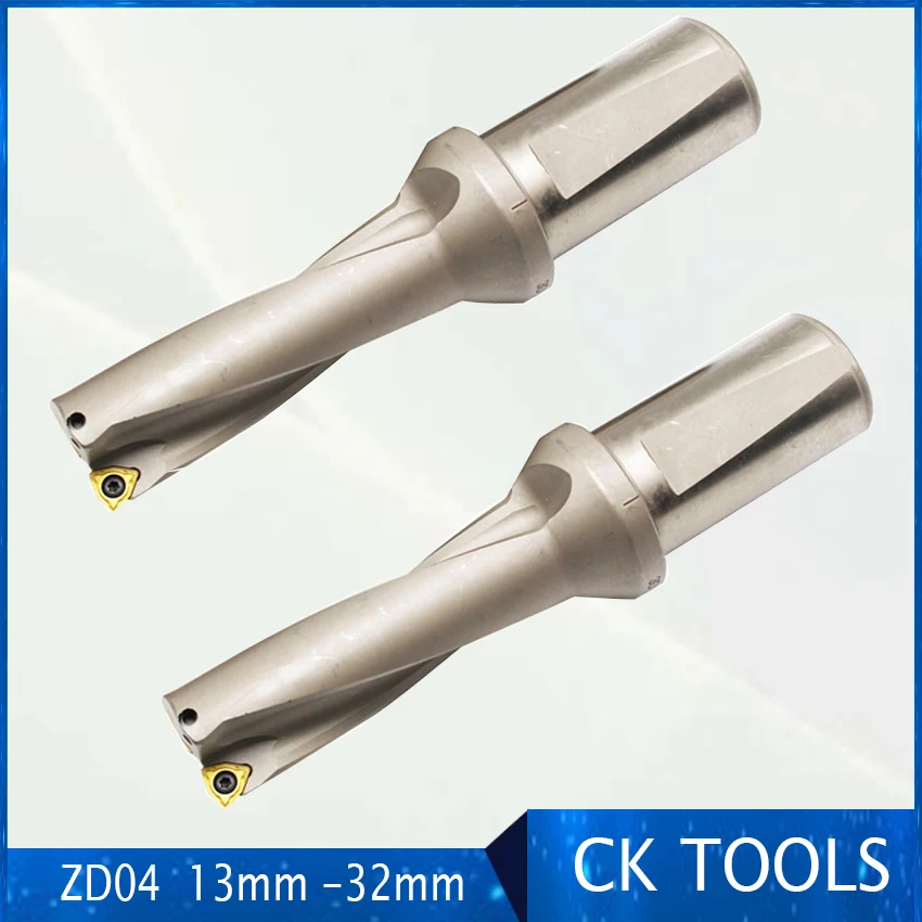 

free delievery ZD04 14mm -32mm WC Drill Type For 4D U Drilling Shallow Hole indexable indexable four double insert drills