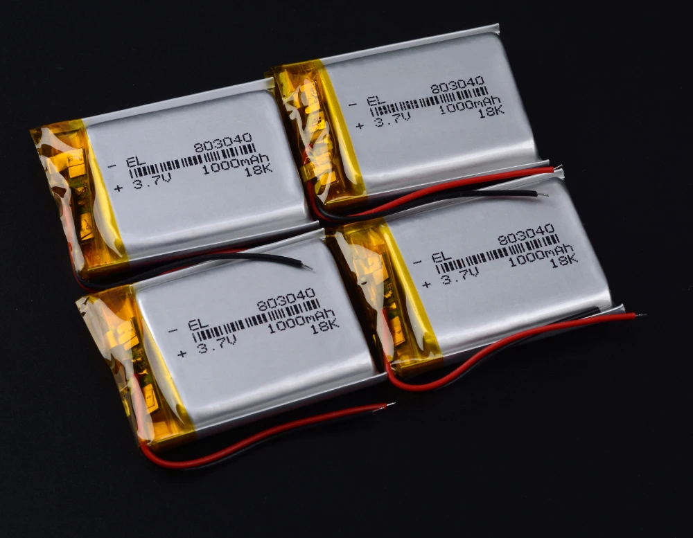 Планшетный ПК 3,7 V 1000mAh Lipo литий-полимерный аккумулятор 803040 аккумуляторная батарея с высокой емкостью