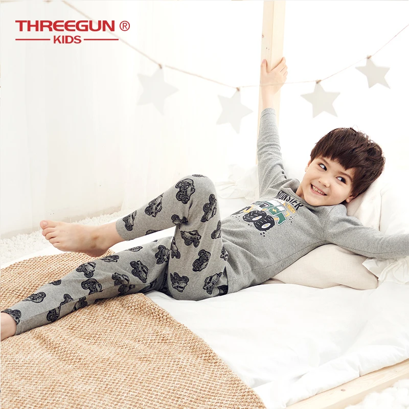 

Boys Long Johns Cartoon Children's Clothing Winter Warm Long Sleeve Pijamas Cotton Soft Family Nightwear Kids Thermal Underwear