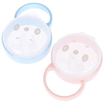 

Baby Nipple Portable Pacifier Box for Infants Feeding Nursing Cartoon Animal Cradle Holders Nipple Cases