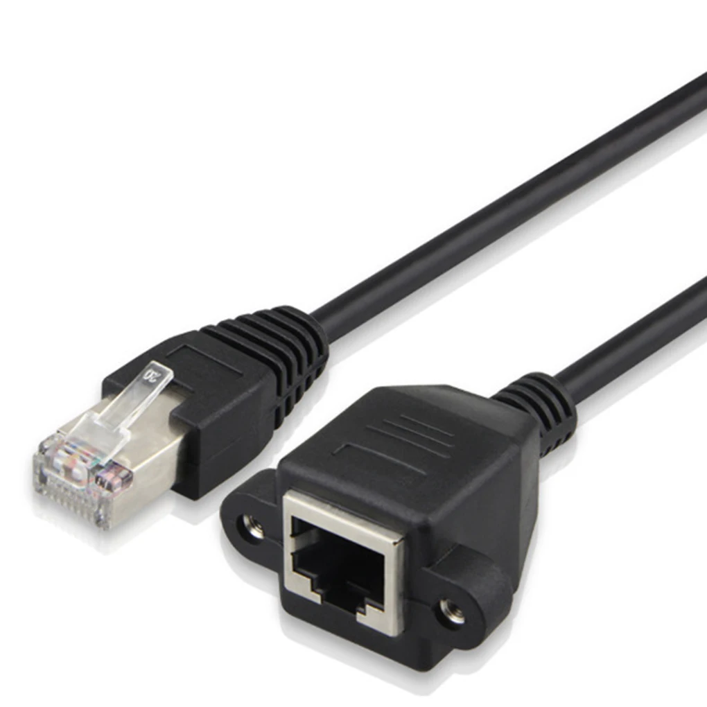 0.6M 1.5M 2M Male To Female RJ45 Ethernet Internet Network LAN Extension Cord Cable RJ45 Shielded Cable