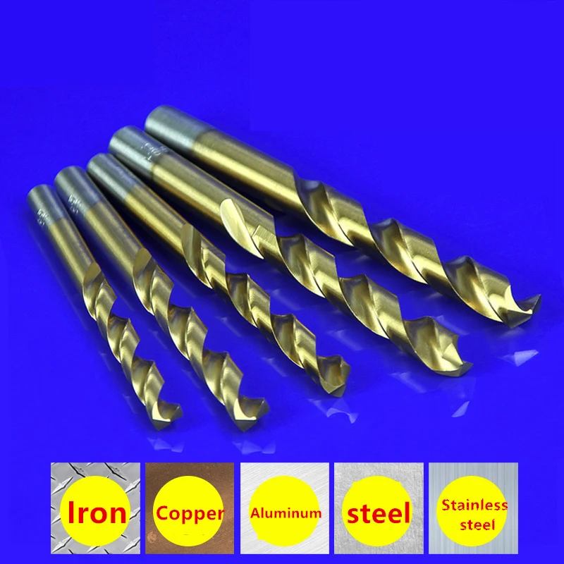 1pcsfree Shipping Tialn Coating Hss Twist Drill,cobalt Containing