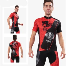 Новая одежда для велоспорта Мужская велосипедная футболка с коротким рукавом с подкладкой велотрусы MTB велосипедная одежда estivo спортивные костюмы