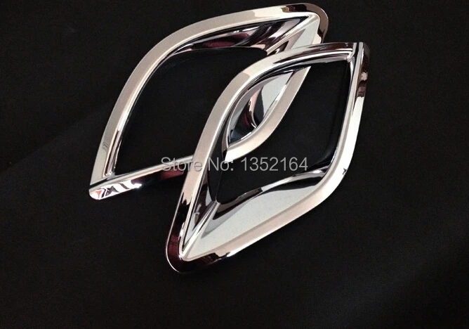 Авто Задние противотуманные фары крышка для Mazda CX-5 2013, ABS хром, 2 шт./партия