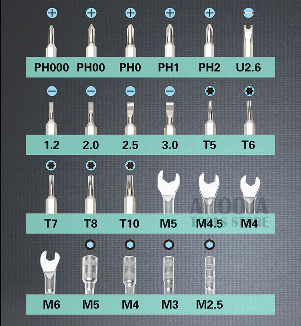 Pro'skit SD-9827M мульти-функциональный 27 в 1 поддержание точности Двусторонняя отвертка инструмент для пинцета группа бытовые инструменты для