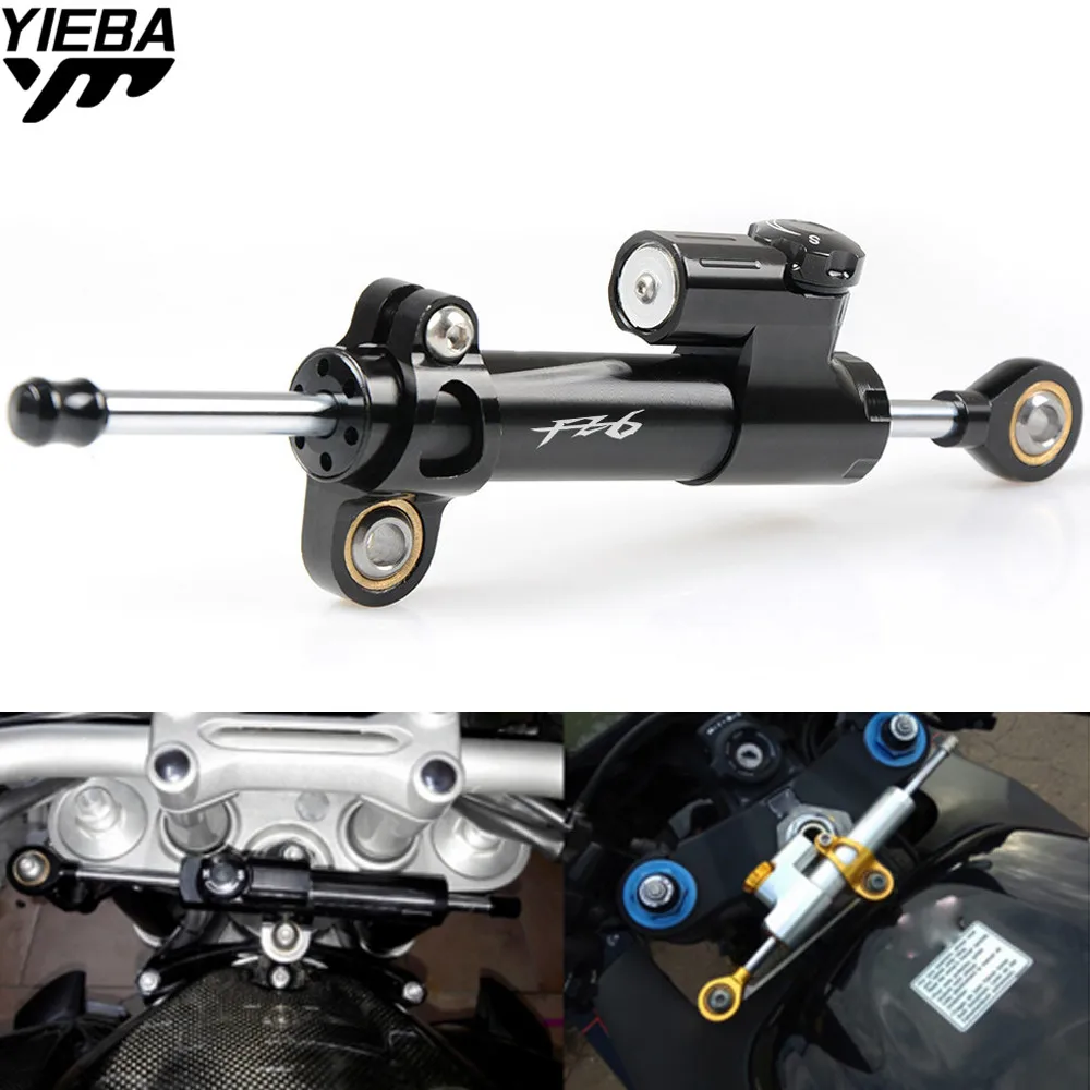 Universal Motorcycle Steering Dampers Stabilizer Safety Control  For YAMAHA FZ1 FZ6 FZ8 FZ6R YZF R1 R6 YZF-R6 XJ6 FZ6 FAZER