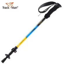 TrackMan трость Регулируемый прогулки альпеншток углеродного волокна съемки восхождение на лыжах кемпинг поход Полюс excursionismo