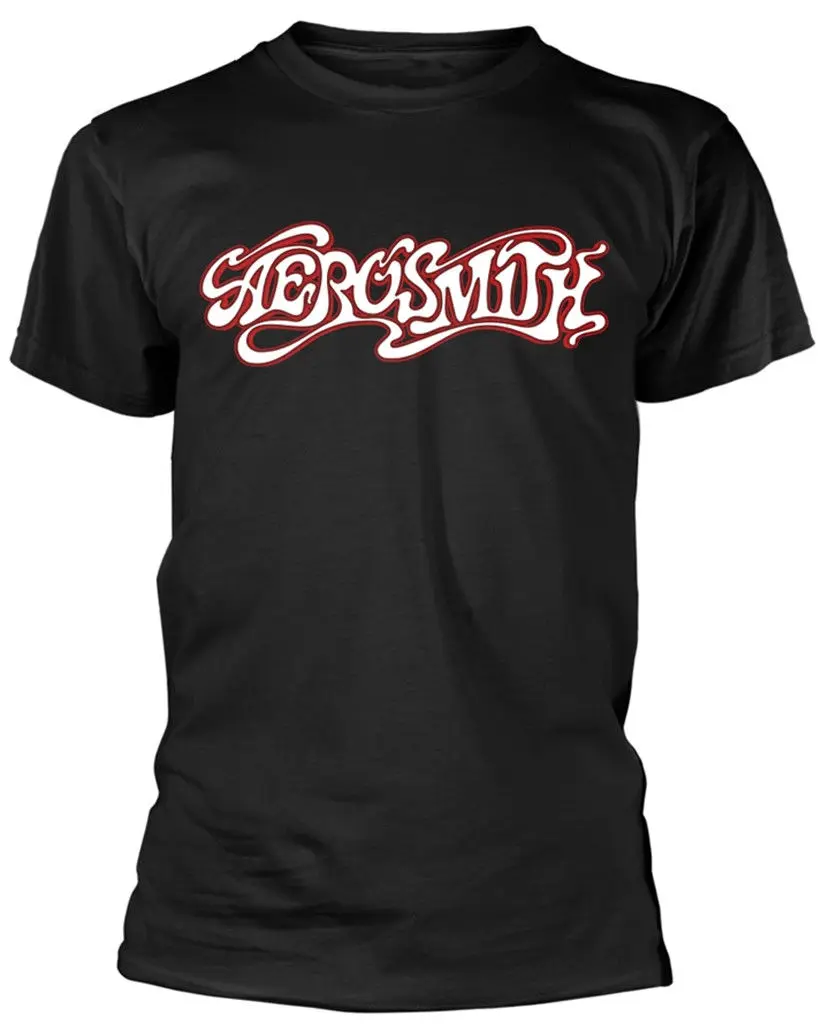 Aerosmith 'Logo' (Black) T-Shirt - NEW &amp OFFICIAL! | Мужская одежда