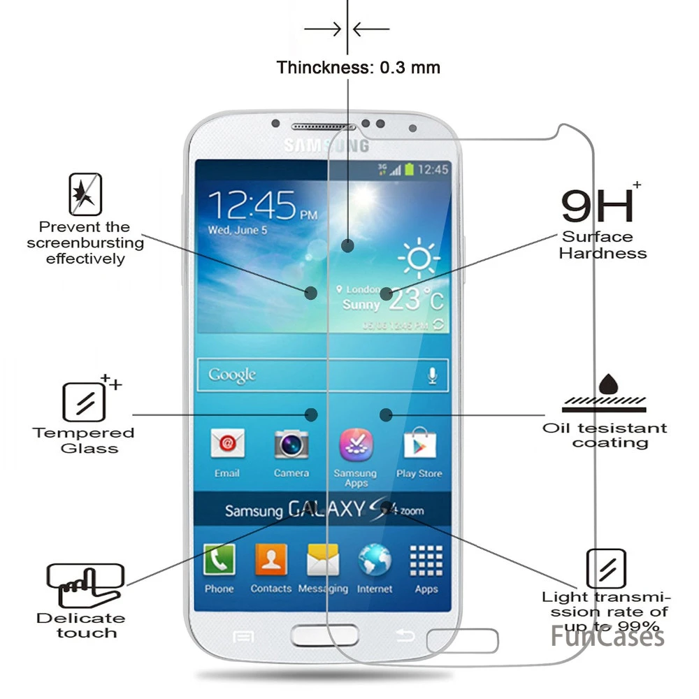 Стекло для samsung galaxy S3 S4 S5 S6 S7 защитная пленка 9H жесткая из настоящего закаленного