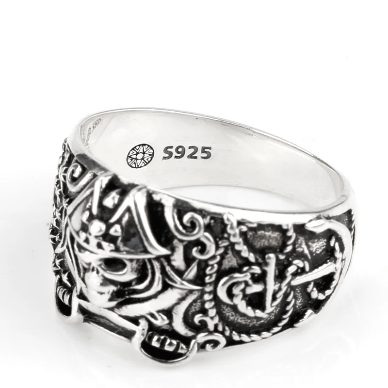 sterling silver pirate rings