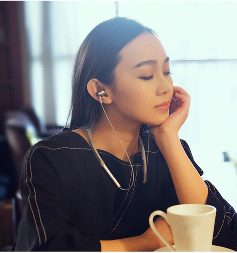 Xiaomi mi Bluetooth 4,1 шейным воротником наушники с mi c Play двойные динамические наушники для Red mi
