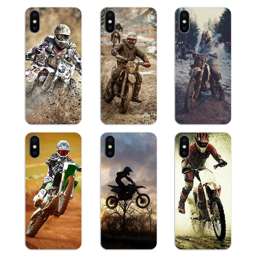 Soft Cases Cover For Huawei Honor 8 8C 8X 9 10 7A 7C Mate 20 Lite Pro P Smart Plus Dirt Bikes motorcycle race Moto Cross Logo |