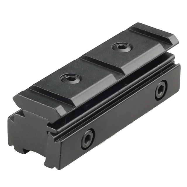 VERY100 Dovetail 11mm to 20mm Weaver Picatinny Rising Rail Scope Mount