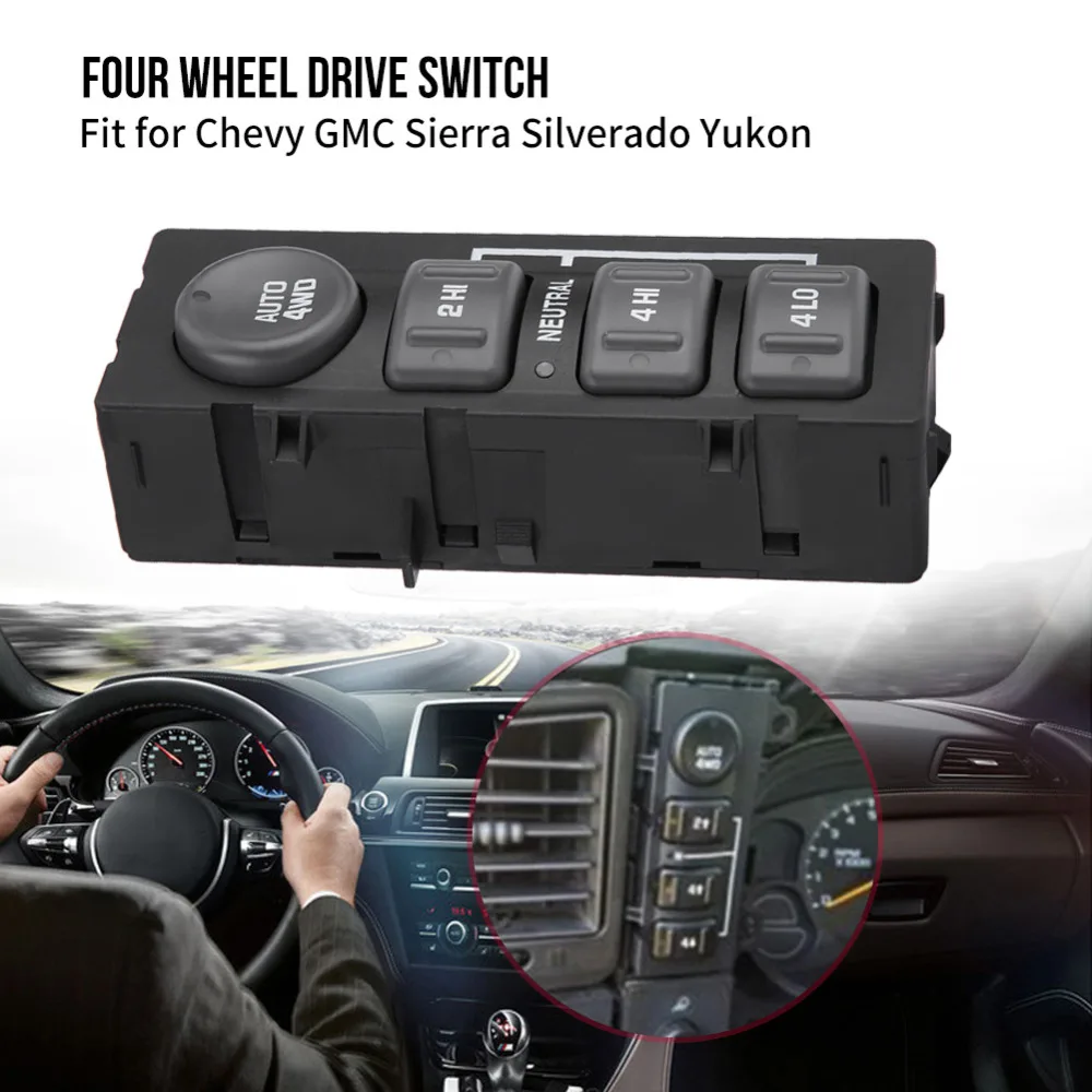 Four Wheel Drive Switch for Chevy GMC Sierra Silverado