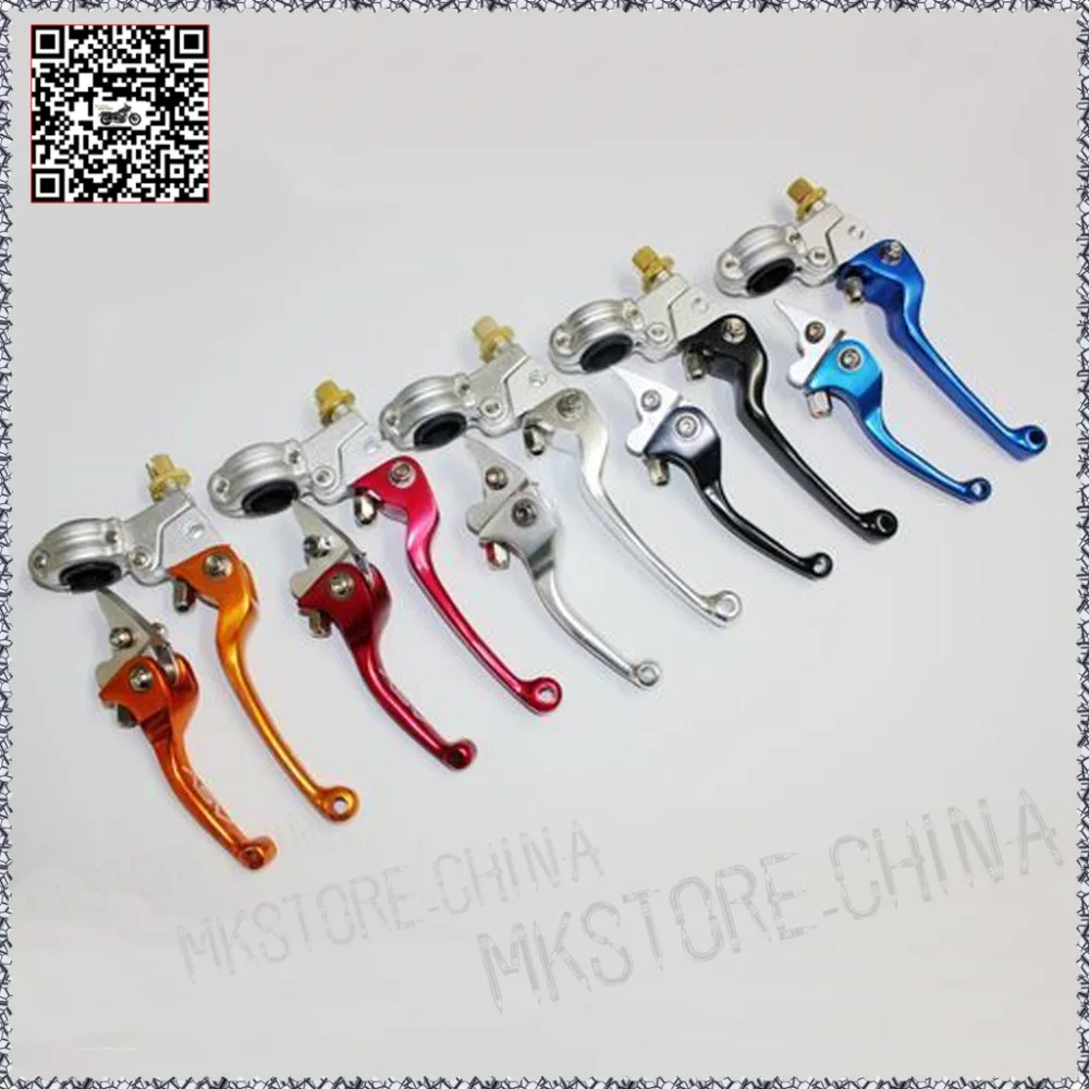 free shipping Green CNC Heavy Duty Clutch + Brake Lever Set for 110c