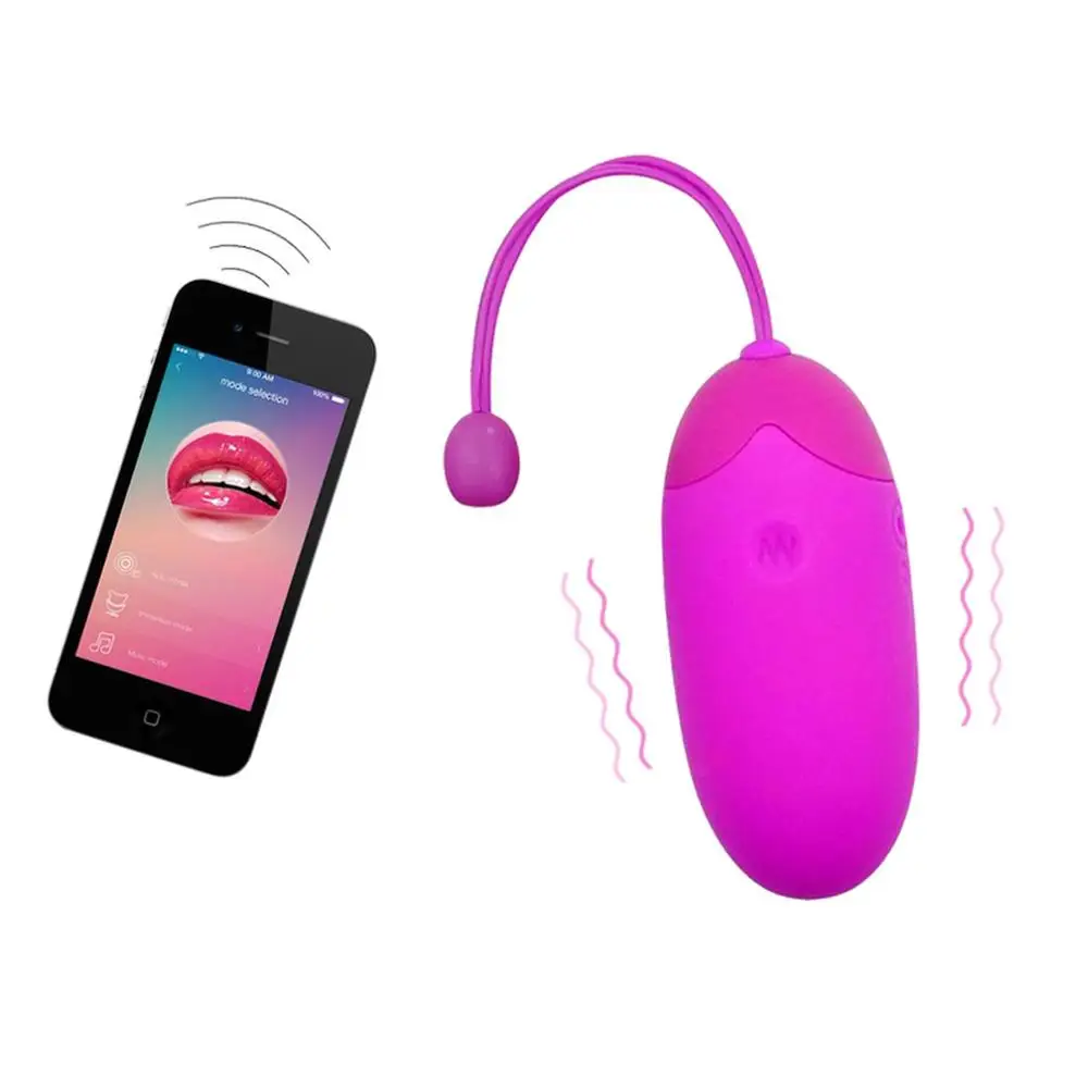 USB Rechargable Bluetooth Wireless App Remote Control Egg Vibrator Sex Toys for Woman Clitoris Stimulator Sex Products