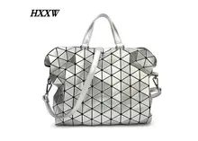 2016 new free shipping 11 women’s fashion color sequins geometry package sas plain folding bag briefcase bag with logo H023
