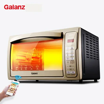 

Remote 30L Digital Smart Electric Oven Phone APP Hot Air Circulation Rotary Barbecue Independent Temperature Control Ovens