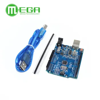 

high quality 10set/lot UNO R3 MEGA328P CH340G with usb cable (Compatible)
