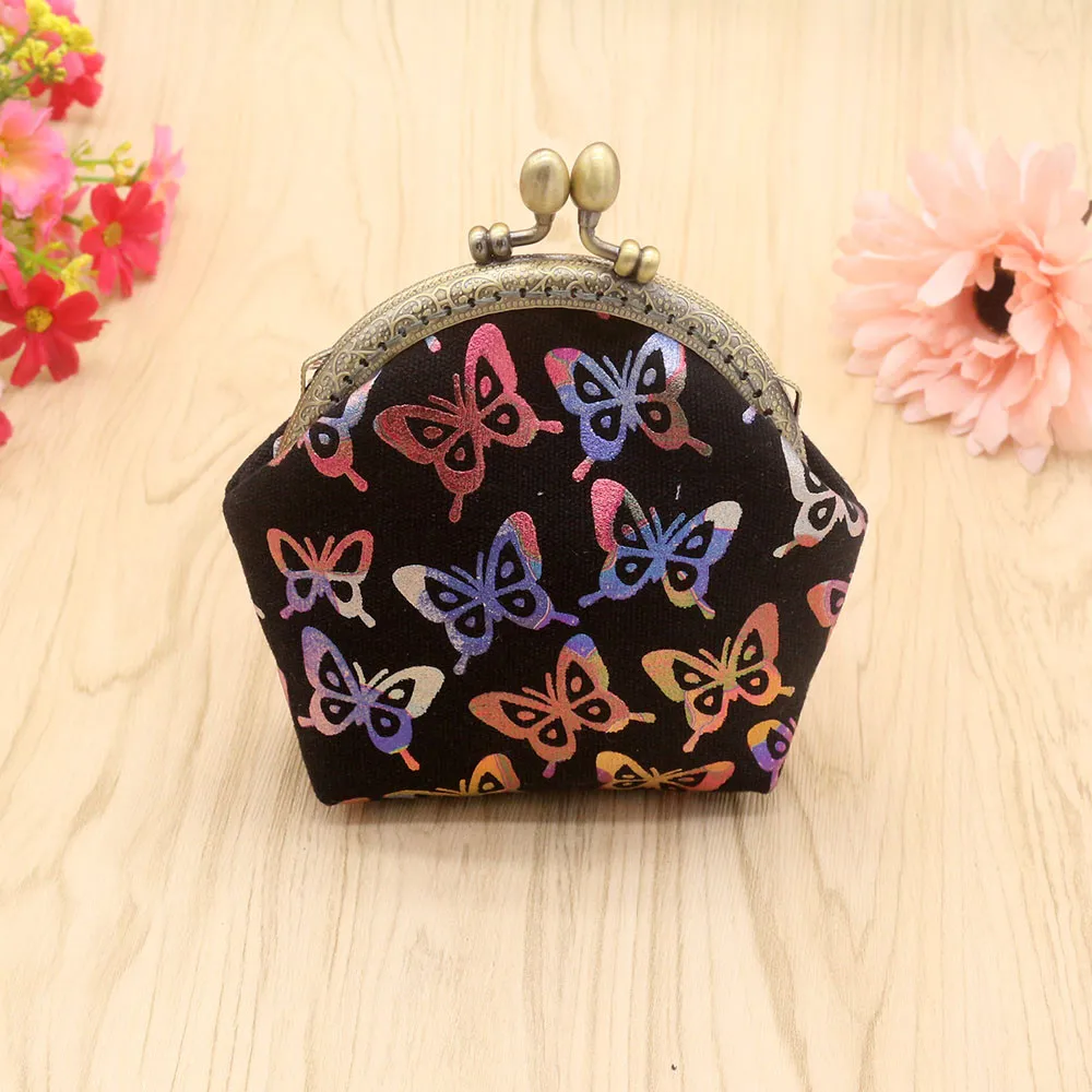 

Splendid Women Lady Retro Vintage Butterfly Small Wallet Hasp Purse Clutch Bag