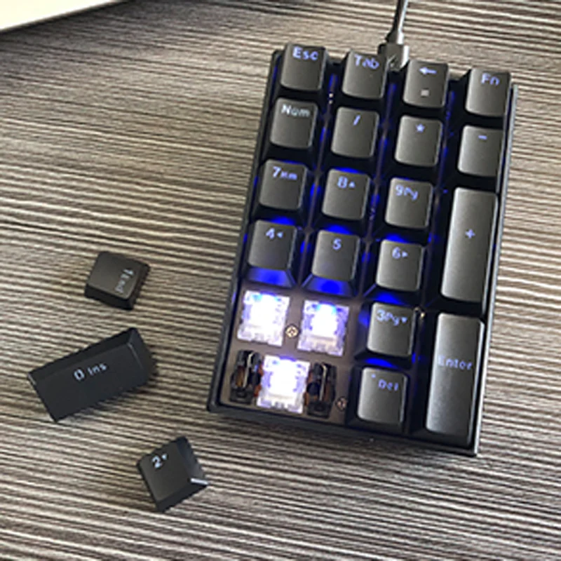 Motospeed K23 Numpad цифровая клавиатура одна рука мини механическая с подсветкой RGB Keybord