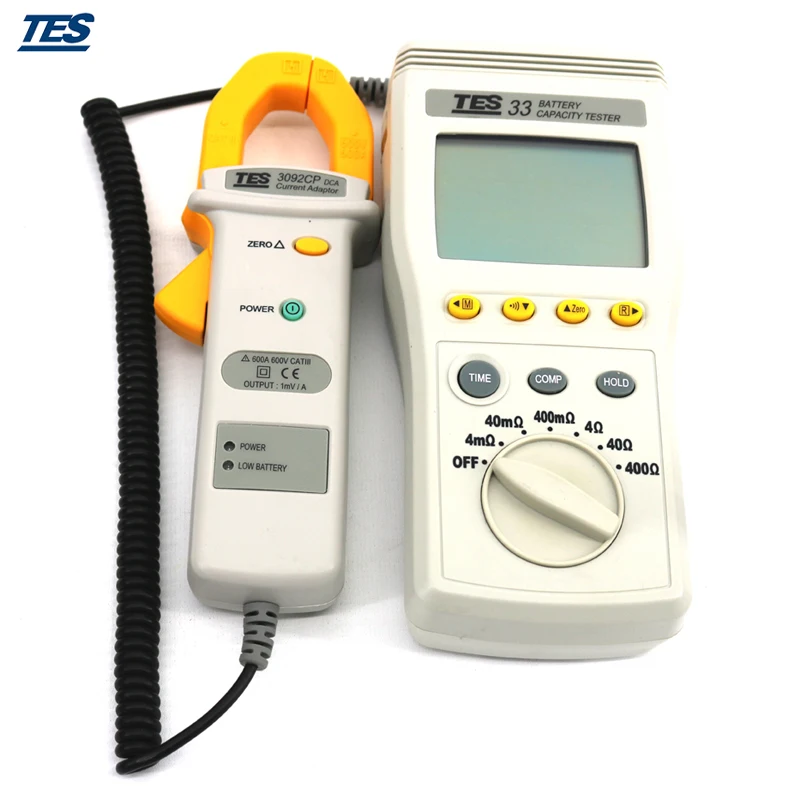 

TES-33A Battery Capacity Tester Storage Systems DCA/DCV/Capacity/Resistance/Temperature Test