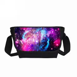 VEEVANV новые женские повседневные 3D звезды печать сумки через плечо мода галактика звезда Вселенная Космос сумки-мессенджеры школьные