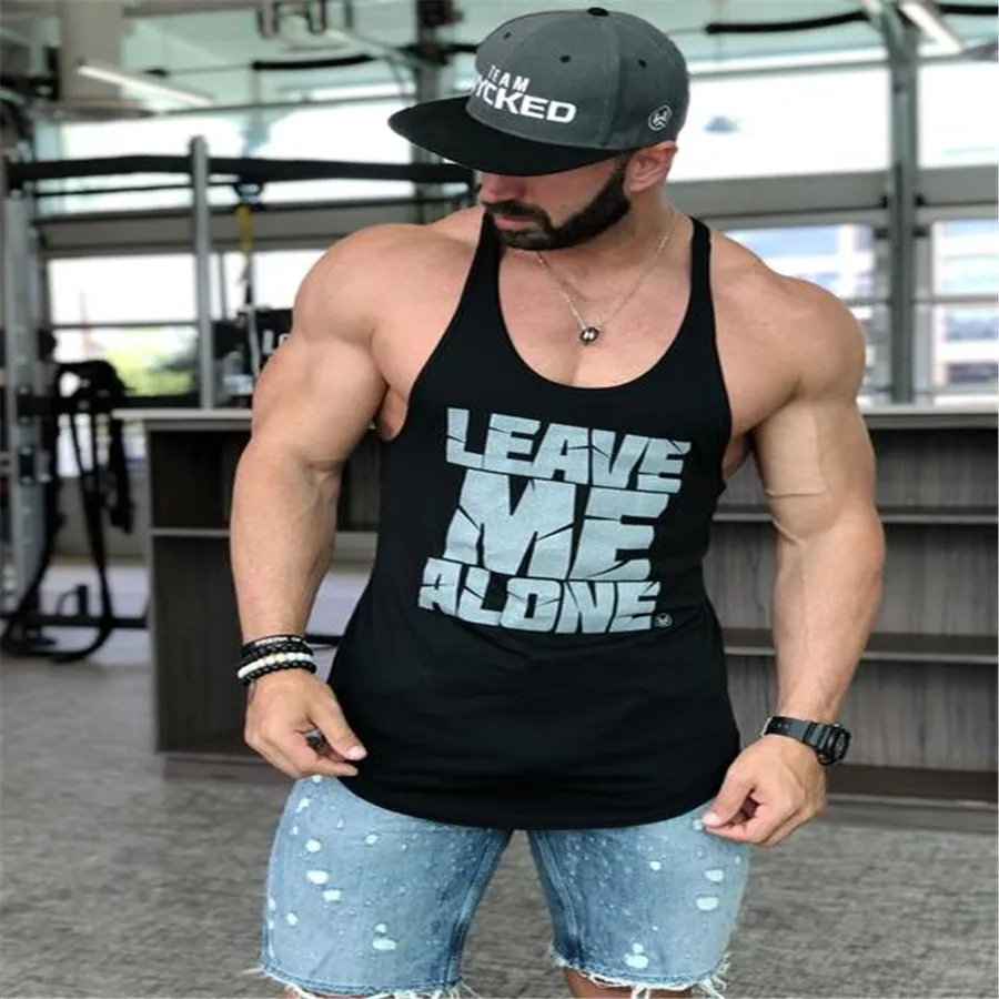 Летняя спортивная мужская майка без рукавов, майка для бодибилдинга, спортивный жилет, новинка