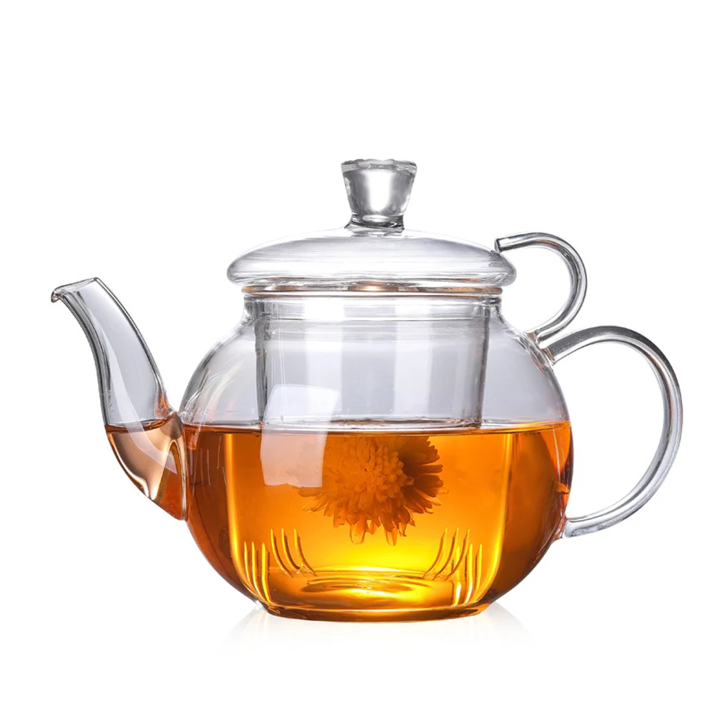 Buy 400 600ml Cute Penguin All glass Heatable Tea