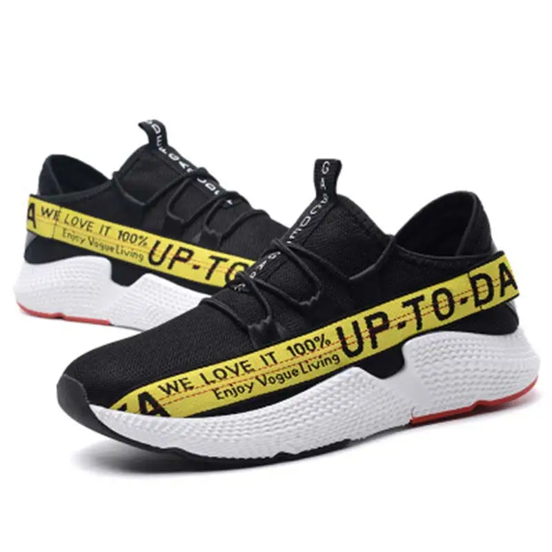 

Men's Brand Running Sneakers Air Mesh Sport Shoes Lightweight Breathable Trend Cool Hip Hop Sneakers Shoes for Youth Men