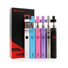 Original Electronic Cigarette SubvodKit Vape Pen Kit 1300mAh Built-in Battery Top-Fiiling Atomizer SSOCC Coils E Cigarette Vapor