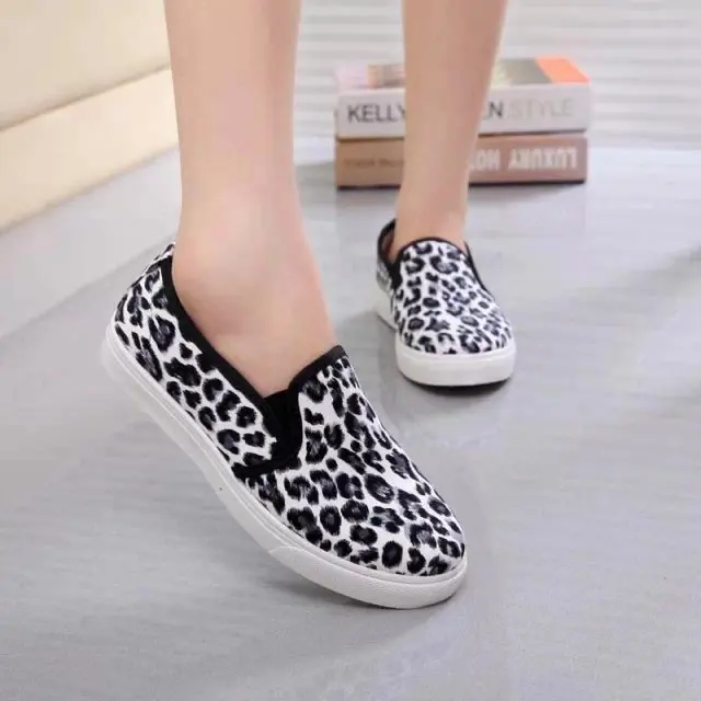 comfort leopard flats
