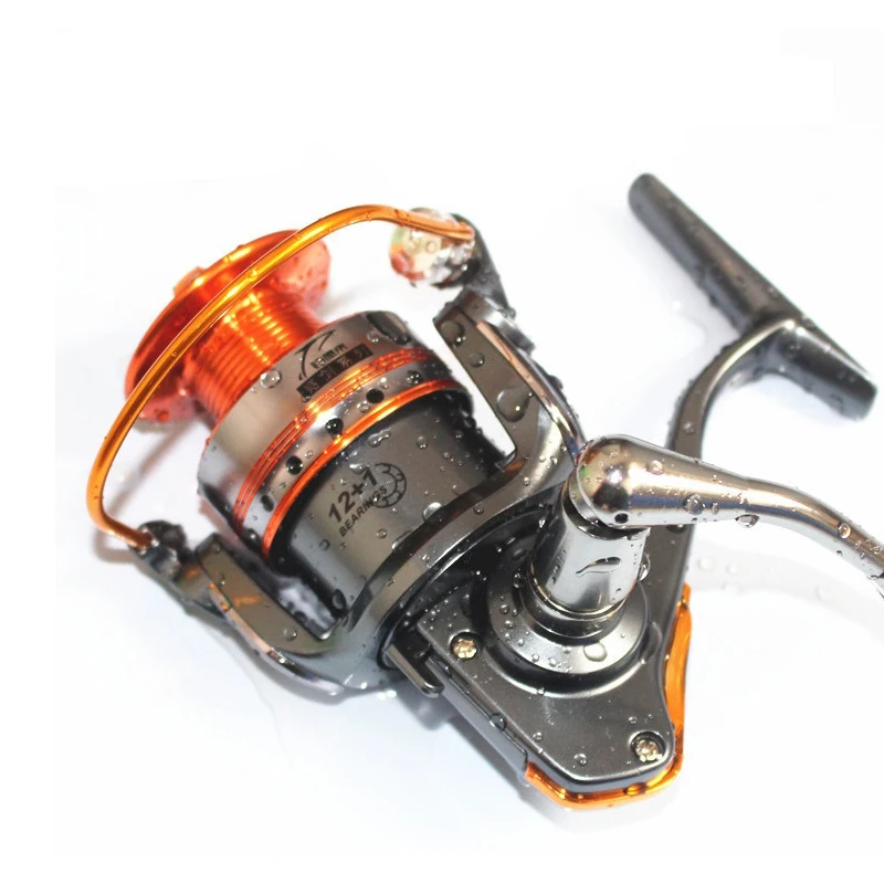 All Metal DL3000 Spinning Reel Folding CNC Handle Fishing Reelin Fishing Reels from Sports