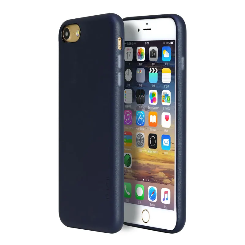 Duzhi Leather Phone Cases For Iphone 7 7 Plus Busniess Style Case Anti Drop Phone Cover