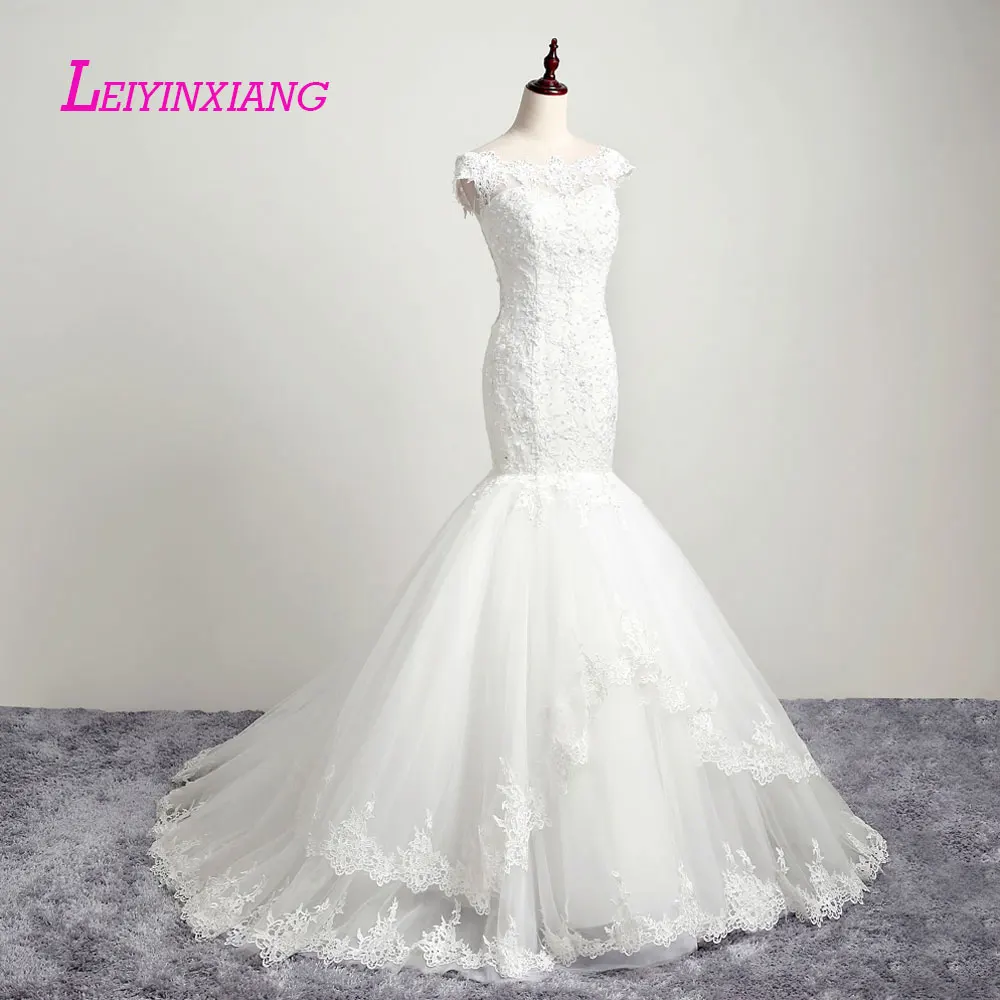 LEIYINXIANG Новое поступление свадебное платье Vestido De Noiva сексуальное рыбий хвост с