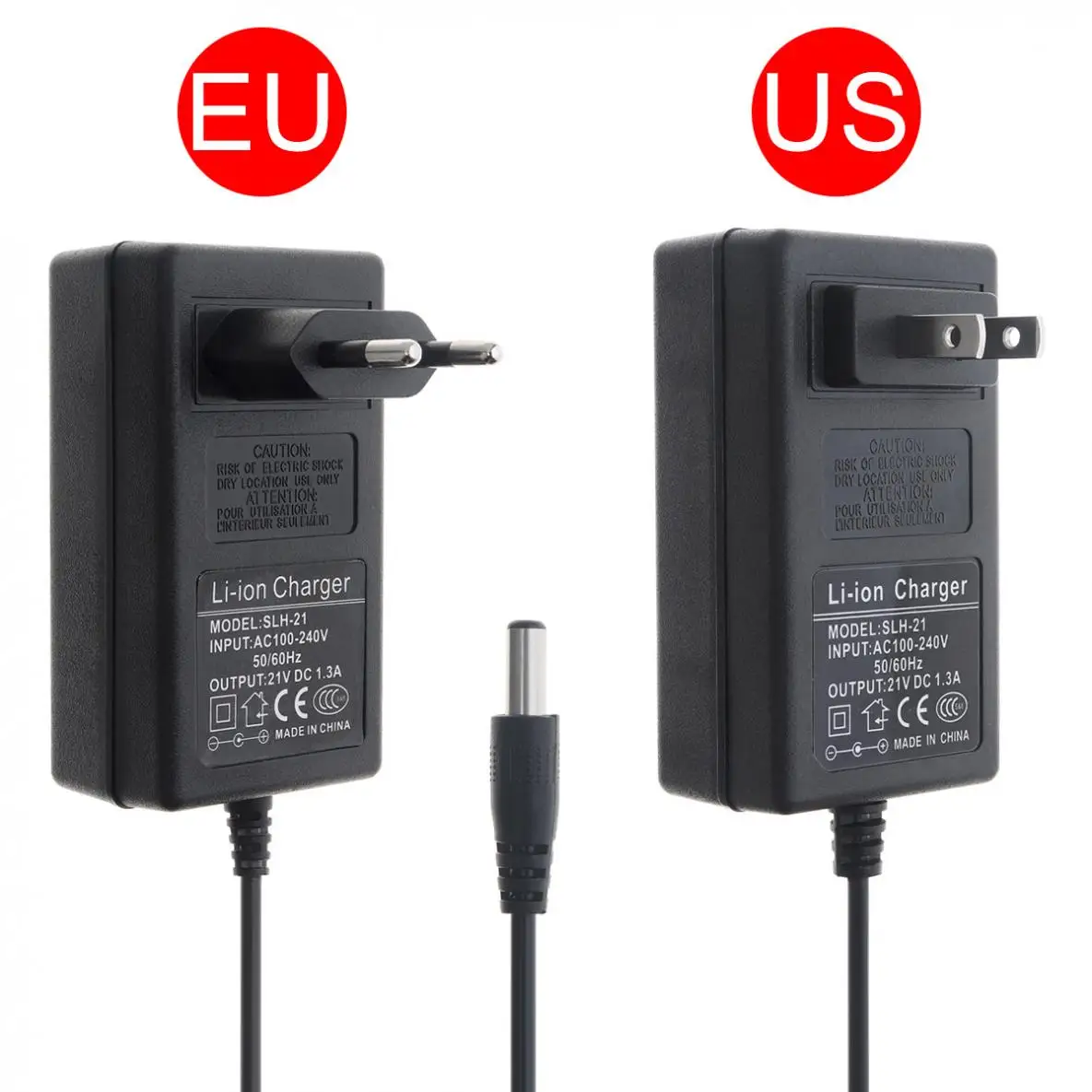 90 см 21 в адаптеры питания зарядное устройство с ЕС Plug и США Plug для литиевых электрические сверла/отвёртки/гаечные ключи